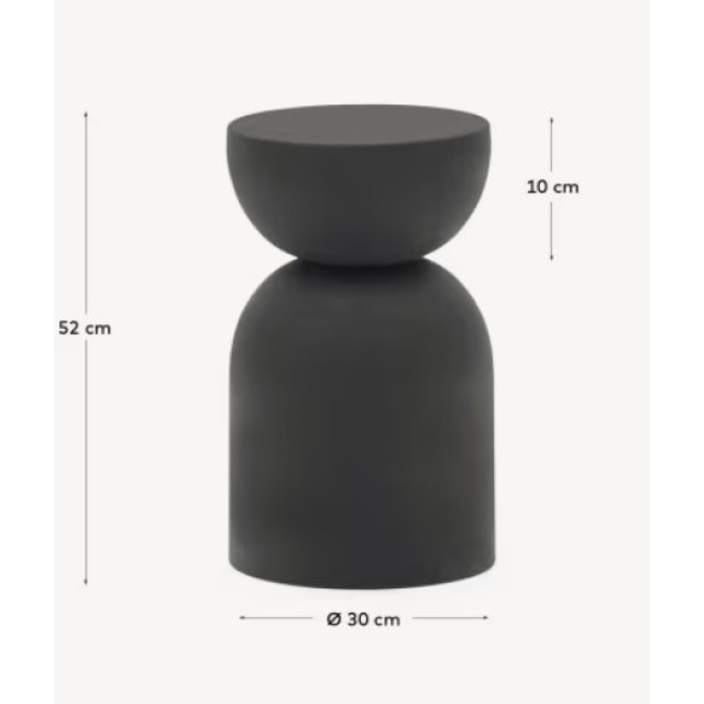 Круглий журнальний столик Rachell T00102RR34  з металу Ø 30.5 см