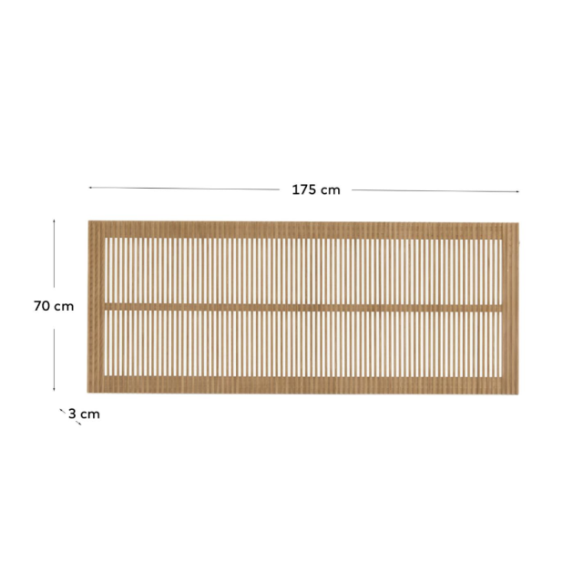 Изголовье Beyla LH1295M40 из массива ясеня 175x70 Изголовье Beyla LH1295M40 из массива ясеня 175x70