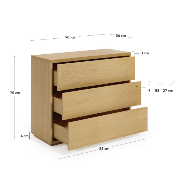 Комод Abilen M0400008MM40 90x36х75 см Комод Abilen M0400008MM40 90x36х75 см