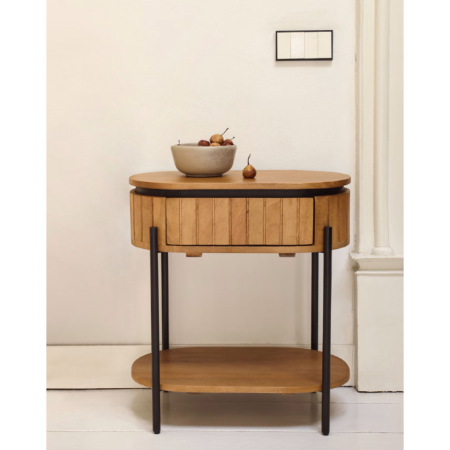 Тумба Licia N1200002MM46 з дерева манго 65 x 55 см Тумба Licia N1200002MM46 з дерева манго 65 x 55 см