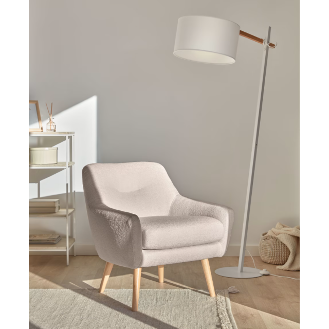 Крісло Kave Home Candela S808_10_PS03 з флісу 73 x 72 см