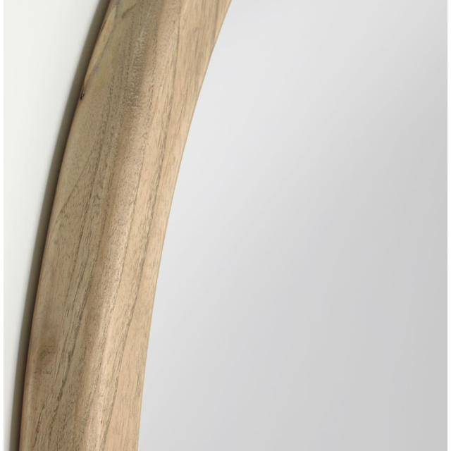 Круглое зеркало Alum AA7988M46 из массива минди 100x100 cм Круглое зеркало Alum AA7988M46 из массива минди 100x100 cм
