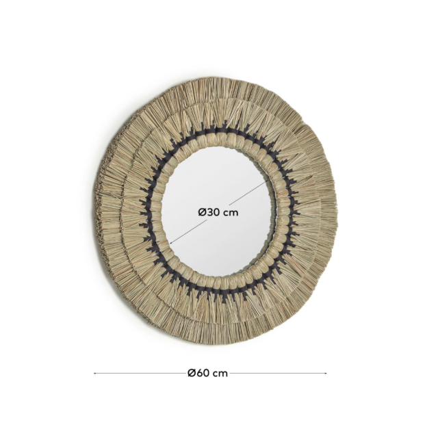 Зеркало Akila AA7982J10 из шнура 60х5 см Зеркало Akila AA7982J10 из шнура 60х5 см