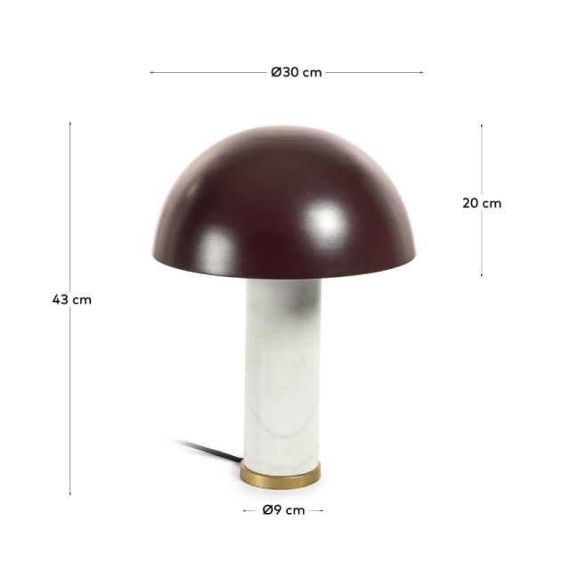Настольная лампа Zione YG0957R09 43x30 см Настольная лампа Zione YG0957R09 43x30 см