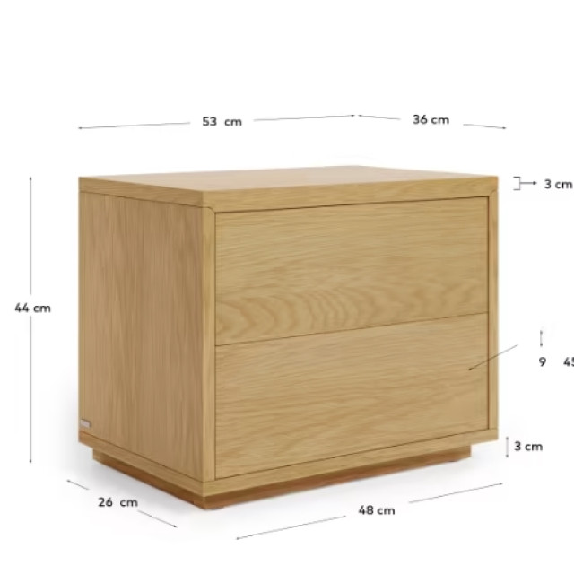 Тумба для ліжка Abilen AA7773M40 53 x 44 см Тумба для ліжка Abilen AA7773M40 53 x 44 см