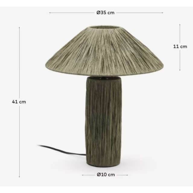 Настільна лампа Samse L0300029FN20 зелена 