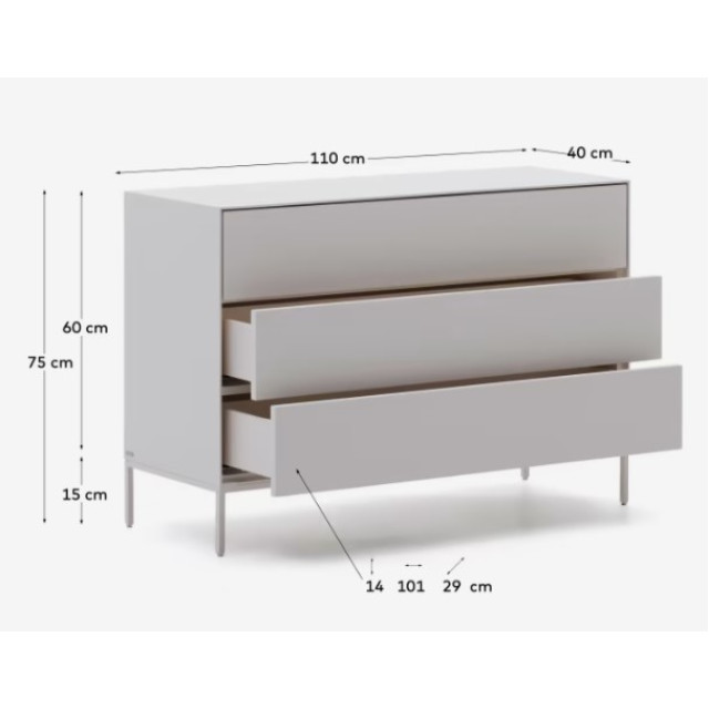 Комод Vedrana M0400022LL05 белый лакированный 110 х 75 см Комод Vedrana M0400022LL05 белый лакированный 110 х 75 см