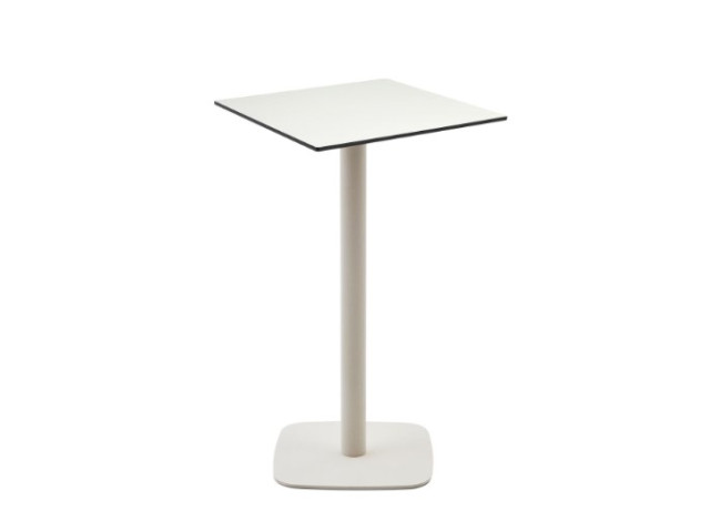 Стол барный Dina T09017HP05 белого цвета 60x60x96 см Стол барный Dina T09017HP05 белого цвета 60x60x96 см