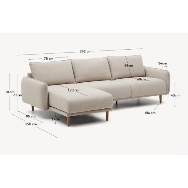  Диван 3-местный Carlota S80640AU12 262 см 