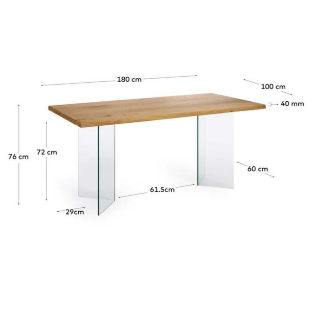 Стол Levic CC6837M40 180 x 100