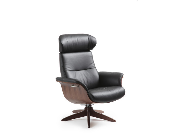 Крісло Conform Timeout Swivel foot wood Шкіра