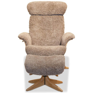 Крісло Conform Timeout Swivel foot wood Овчина