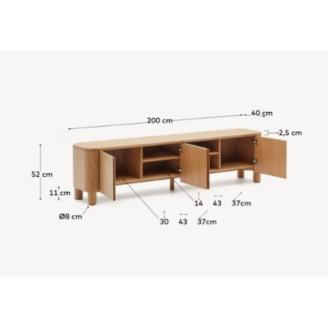 Тумба під TV Salaya M1000017MM50 Ясен