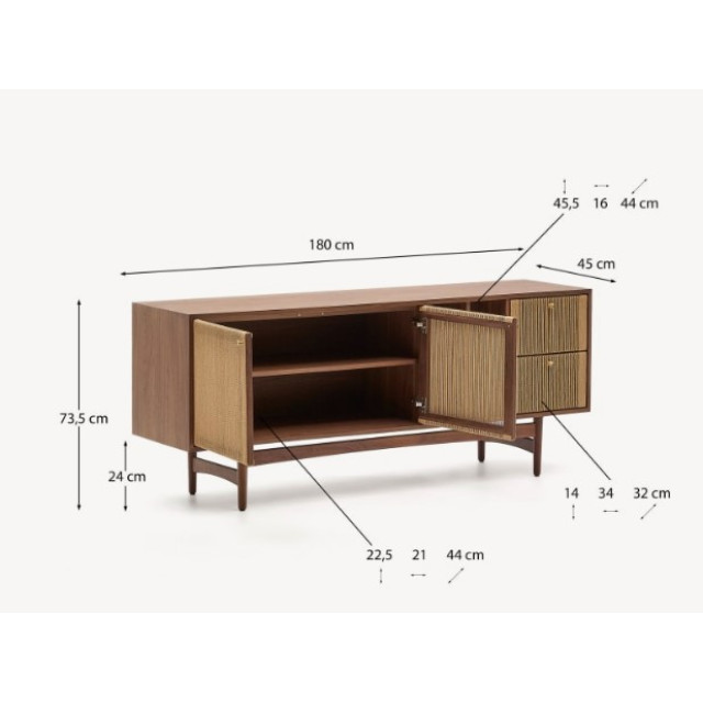 Тумба Elan M0100023MM41 Горіх