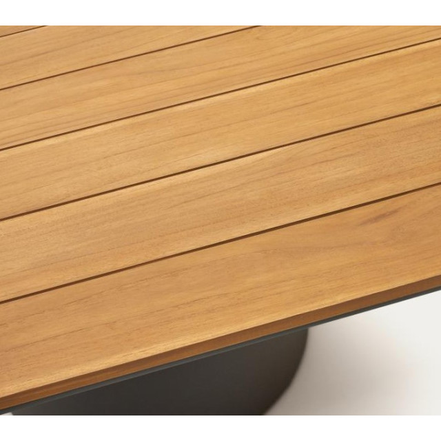 Вуличний стіл Tudons J01000064NN02 Чорний 140x140 см