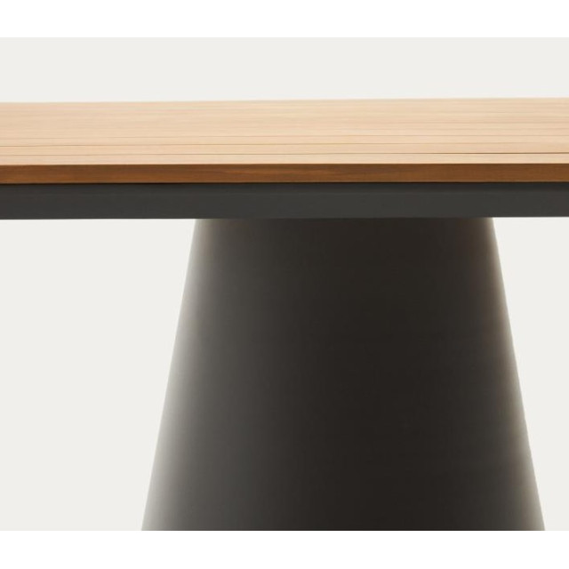 Вуличний стіл Tudons J01000064NN02 Чорний 140x140 см