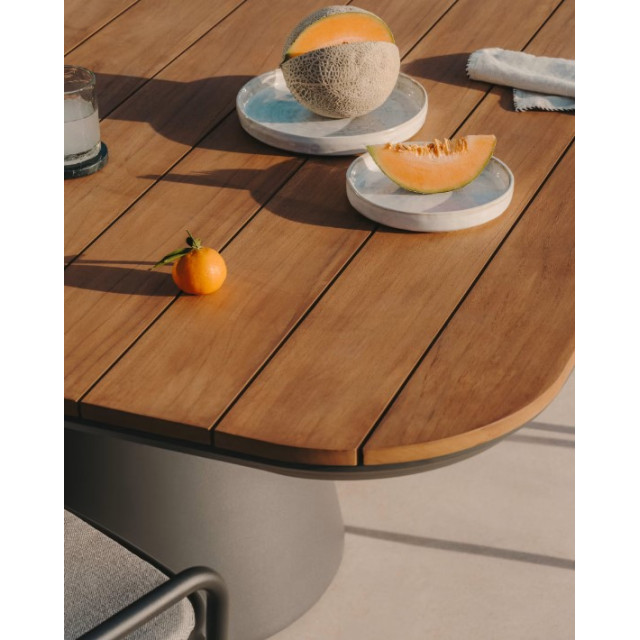 Вуличний стіл Tudons J01000064NN02 Чорний 140x140 см