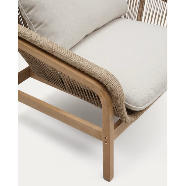 Комплект Vellana J1600019JJ12 з 3-місним диваном, 2 крісла та журнальний столик з масиву акації