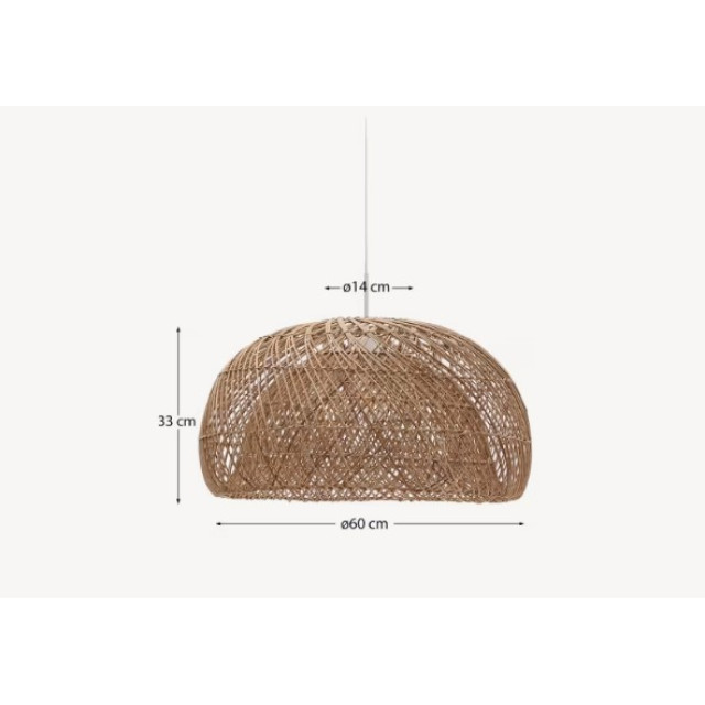 Абажур Isora L00069NW11 Ø 60 см Ротанг