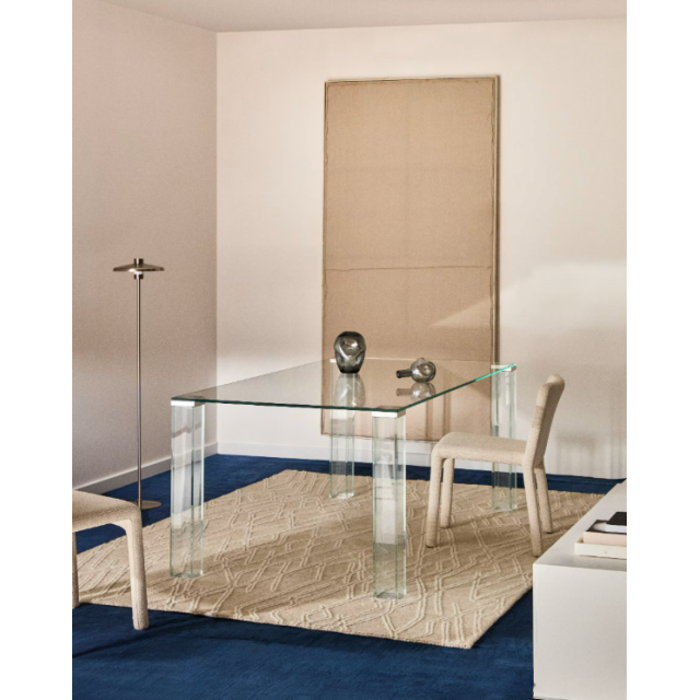 Обідній стіл Adularia T00240CR07 Прозорий 200 x 100 см