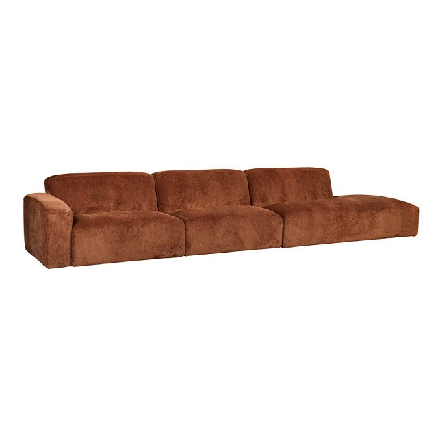 Диван кутовий модульний Furninova Block 327x264 см Коричневый