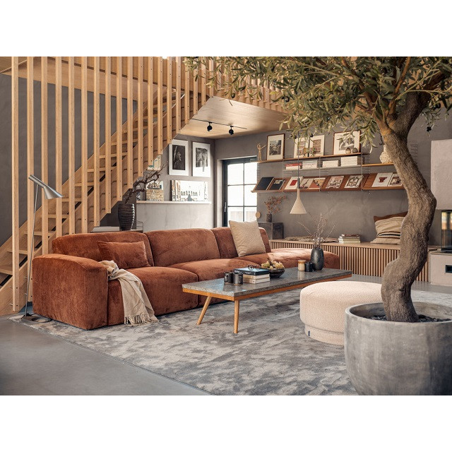 Диван кутовий модульний Furninova Block 327x264 см Коричневый