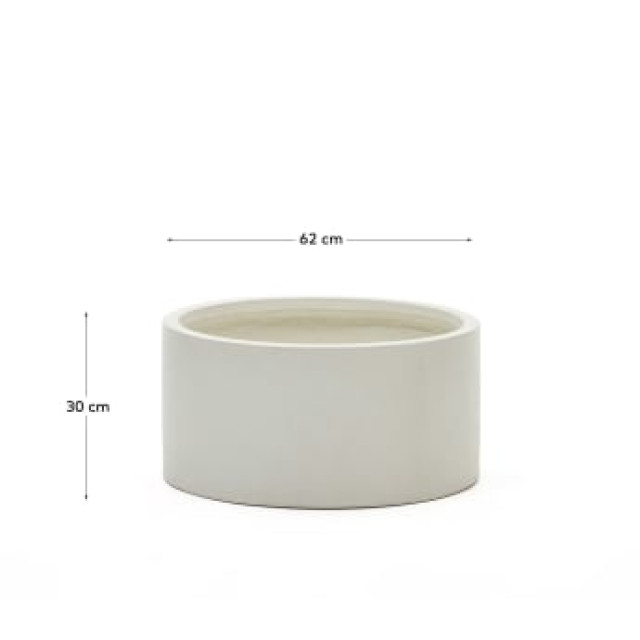 Ваза Aiguablava D1800045PR05 Белая Ø 62 см Ваза Aiguablava D1800045PR05 Белая Ø 62 см