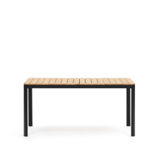 Вуличний стіл Bona J0100027MM46 з чорним оздобленням 160 x 90 см