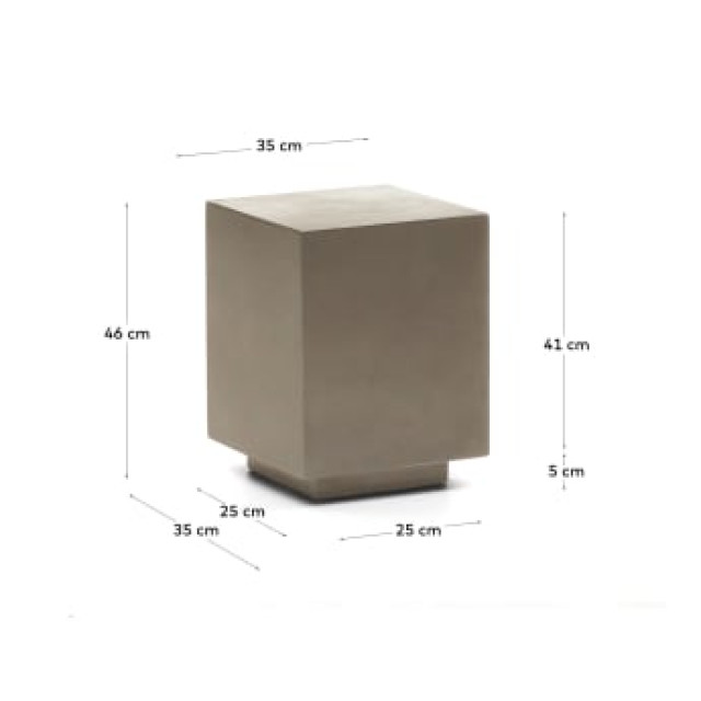Журнальний столик Rustella J2200008PR03 із цементу 35 x 35 см Журнальний столик Rustella J2200008PR03 із цементу 35 x 35 см