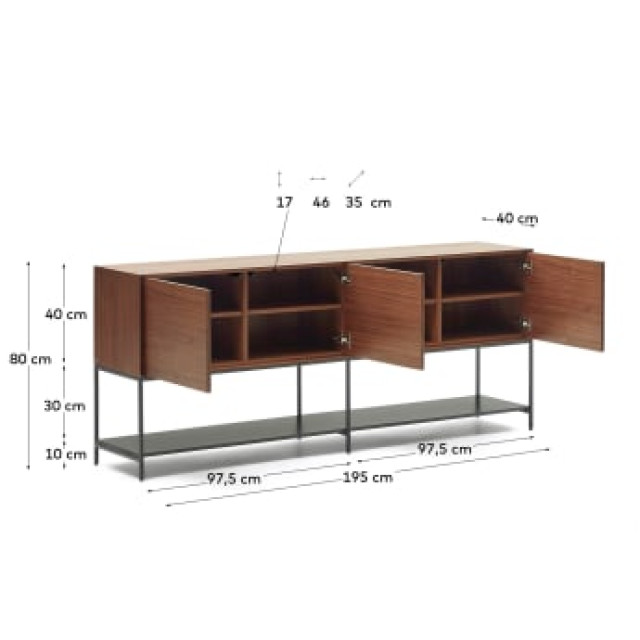 Тумба Vedrana M0100007MM41195 x 80 см Тумба Vedrana M0100007MM41195 x 80 см