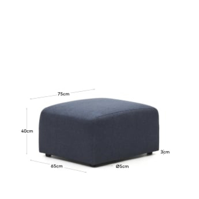 Підставка для ніг Neom S826PUFFAU25 Синій 75 x 64 см Підставка для ніг Neom S826PUFFAU25 Синій 75 x 64 см