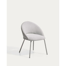 Стул Bonali C00486UP12UP03 обивка из серого шенилла, ножки из металласерого цвета