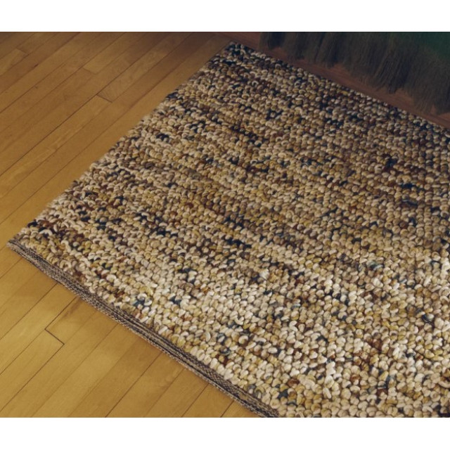 Килим Elanis X00586FA35 із різнокольорової вовни букле 200x300 см