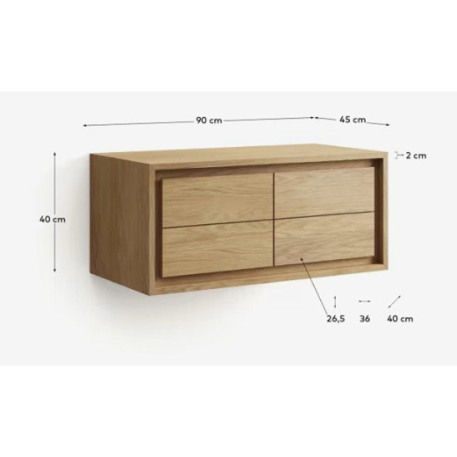Тумба для ванной комнаты Kenta M0800004MM46 90 x 45 см Тумба для ванной комнаты Kenta M0800004MM46 90 x 45 см