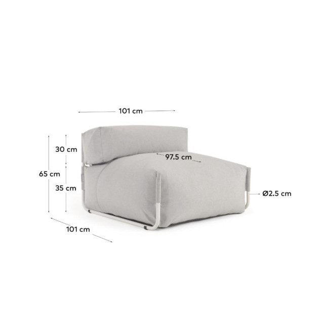 Пуф SQUARE Серый S803_10_RS03
