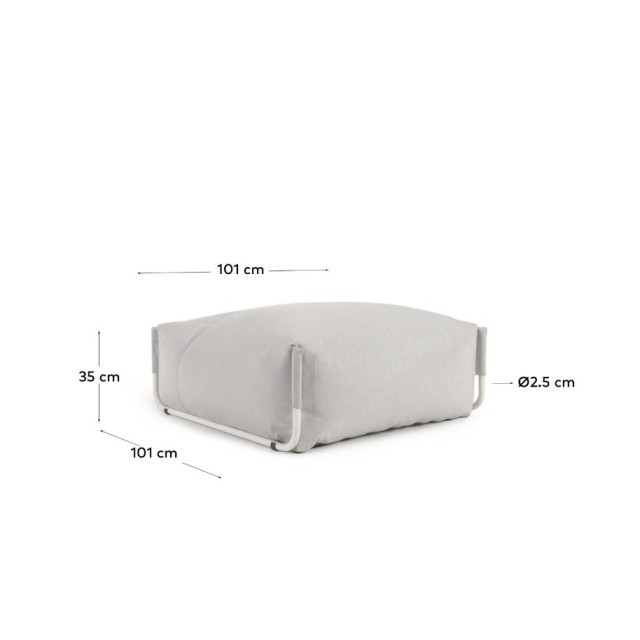 Пуф SQUARE Серый S803_80_RS03