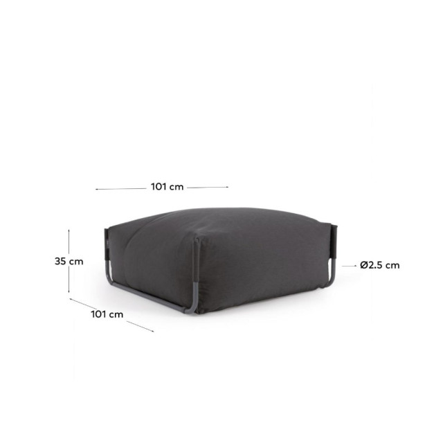 Пуф SQUARE Чёрный S803_81_TJ02