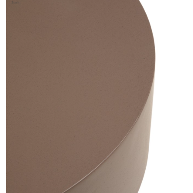 Кофейний столик Garbet J0300032PR09 з коричневого бетону Ø 80 см Кофейний столик Garbet J0300032PR09 з коричневого бетону Ø 80 см
