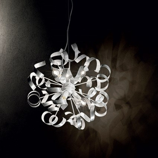 Лампа підвісна Ideal Lux Vortex SP6 Argento 101613 