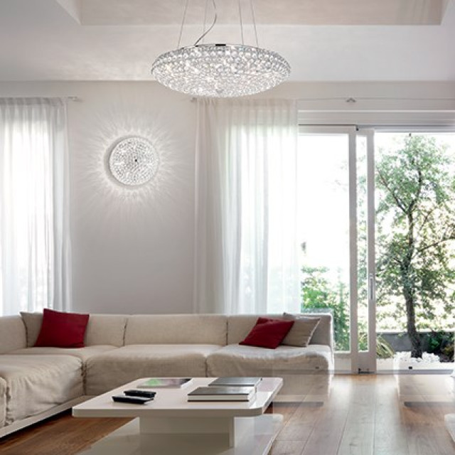 Лампа підвісна Ideal Lux King SP7 Cromo 087979 