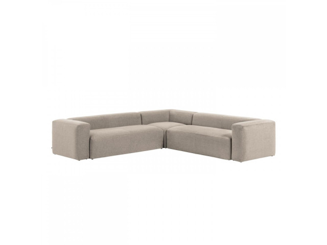 Диван кутовий Blok S684GR39 6-місний 320х320 см бежевий  
