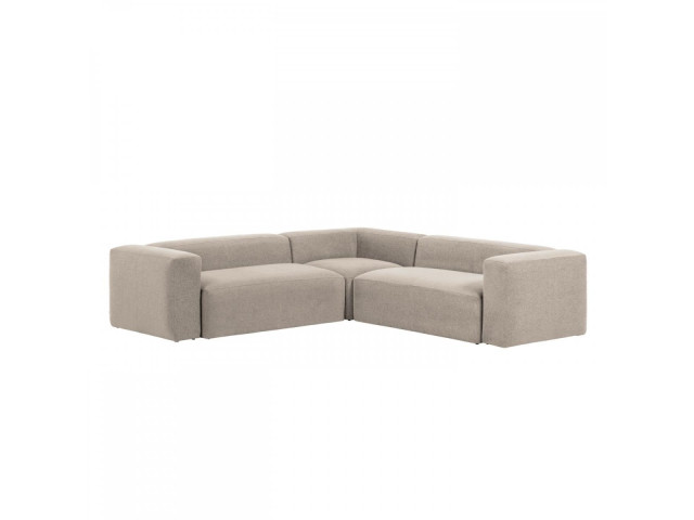 Диван кутовий Blok S686GR39 4-місний 290х290 см  бежевий  