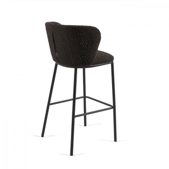 Барный стул CISELIA CC3001J01 букле черное