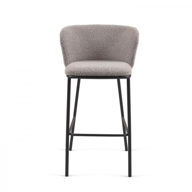 Барный стул CISELIA  CC3001J14 букле серое