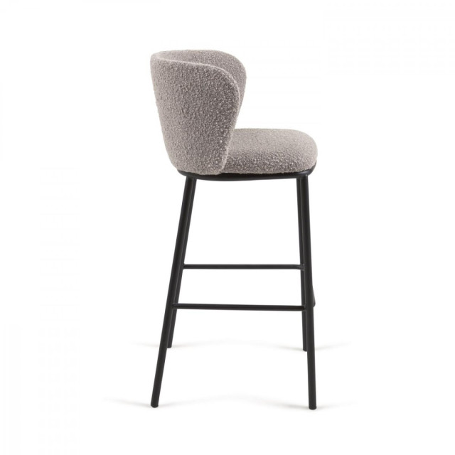 Барный стул CISELIA  CC3001J14 букле серое