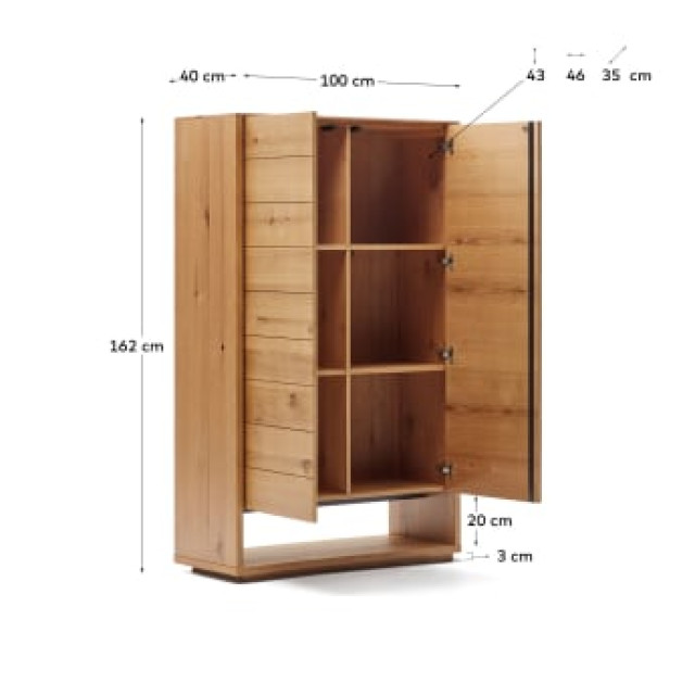 Высокая тумба Alguema M0400009MM40 100 x 163,5 см