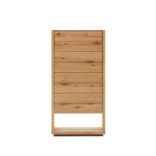 Комод з 4-ящиків Alguema M0400011MM40 зі шпону дуба 60 x 120см