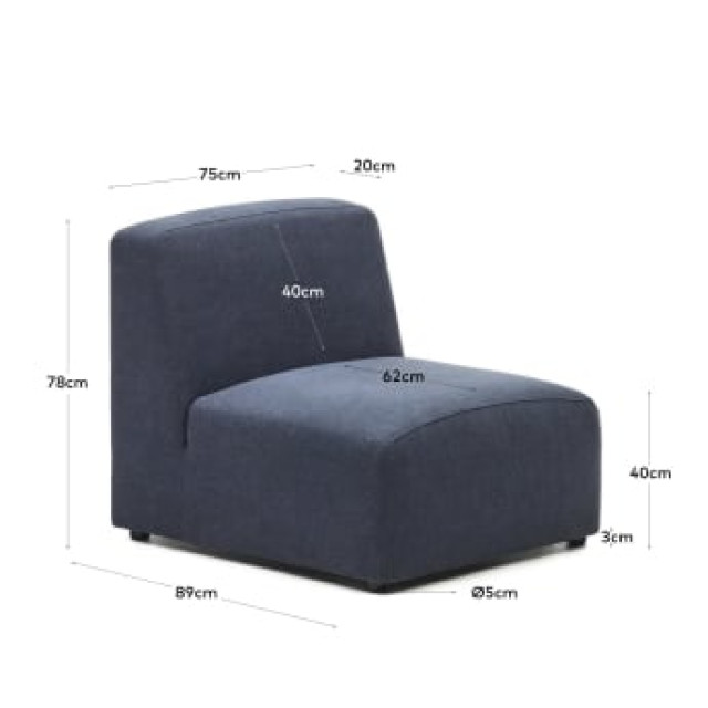 Сидіння модульне  Neom S826MD1PAU25 Синій 75 см